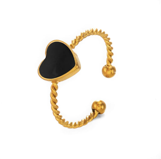 Anillo Black Heart