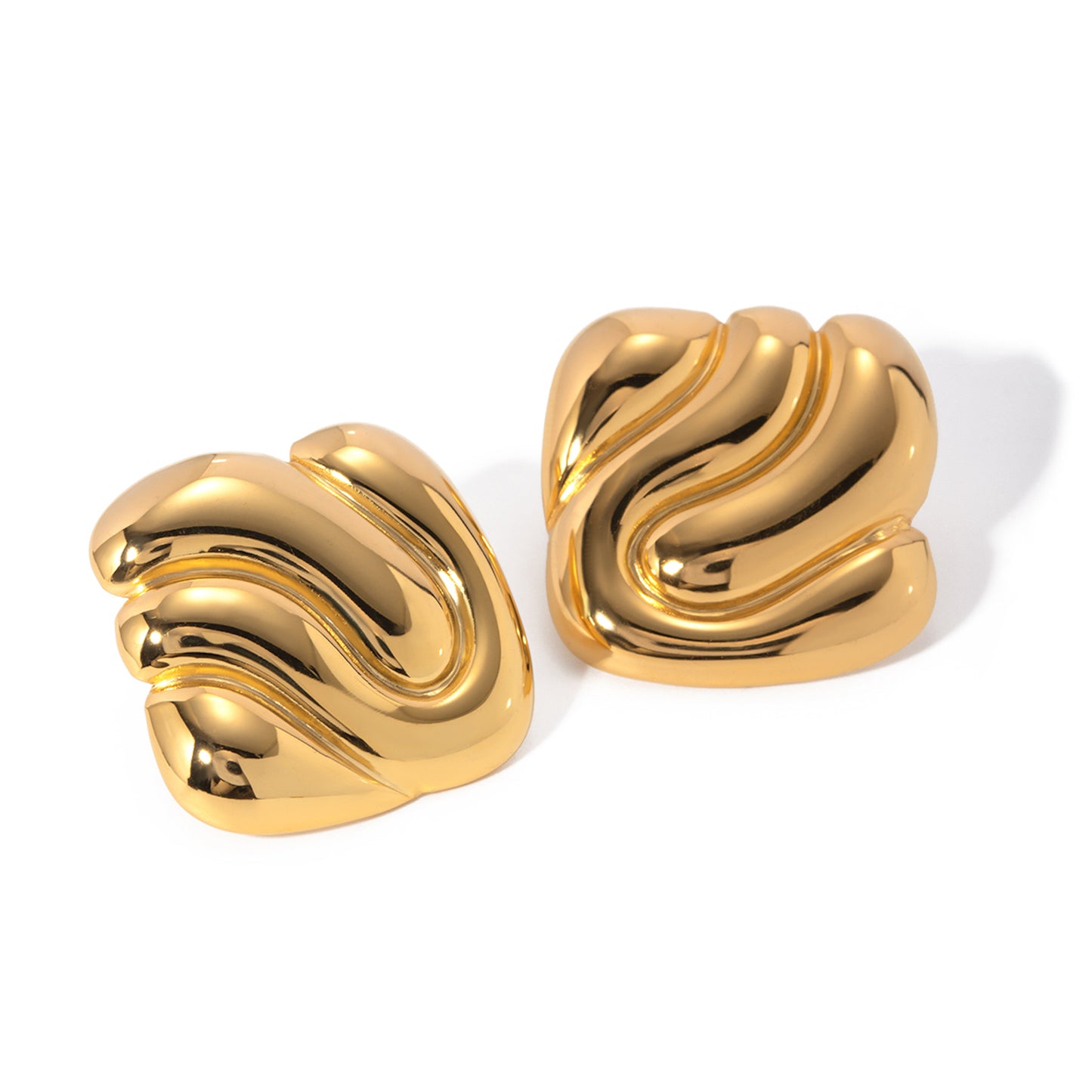 Aretes Cuadrado Golden