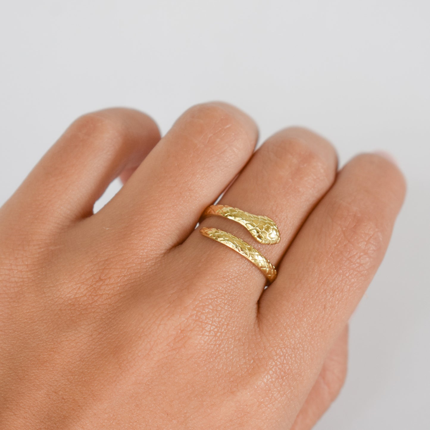 Anillo Gold Snake